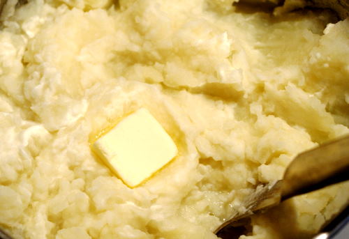 butter mashed potato baby food